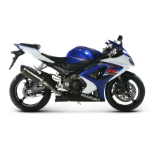Akrapovic slip-on Hexagon/karbon - brukt/skadet system - Suzuki GSXR1000 07/08