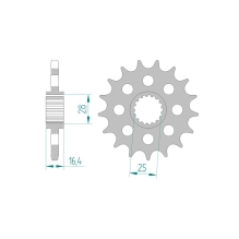 AFAM COUNTERSHAFT SPROCKET #525