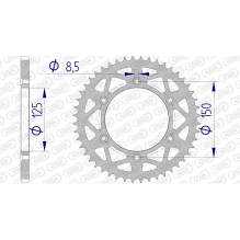 REAR ALU SPROCKET #520