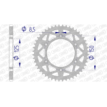 REAR ALU SPROCKET #520