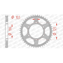 AFAM REAR STEEL SPROCKET #525