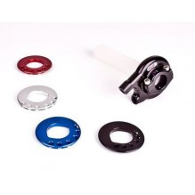 Robby Moto normal gass 22 mm m. kort slaglengde. Svart. 4 kammer