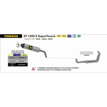 YAMAHA XT 1200 Z SUPERTENERE'10-11      STAINLESS STEEL COLLECTOR 2:1 FOR       ORIGINAL AND ARROW SILENCERS
