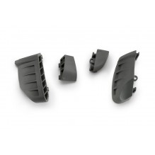 Puig Rubber Ends By Pair Fr.Sliders Pro 2.0. C/Black