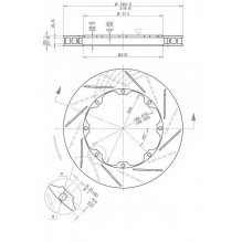 Brembo | Disc Ø 380x35 72 vanes, Front right