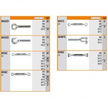 Beta | Utvalg av 374 ståltautilbehør, med kroker uten panel