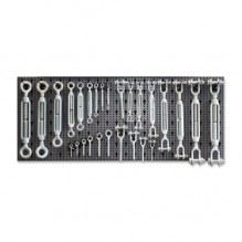 Beta | Utvalg av 259 ståltautilbehør, med kroker uten panel