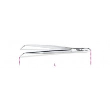 Beta 991 130-BENT THIN SPRING TWEEZERS