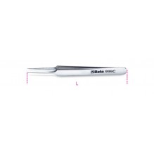 Beta 999C-EXTRA SLIM STRAIGHT TWEEZERS
