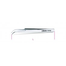 Beta 999E-EXTRA SLIM CURVED SPRING TWEEZERS