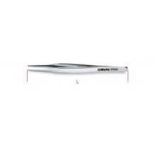 Beta 999-FLAT ROUND END SPRING TWEEZERS