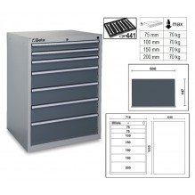 Beta C35/7GM-INDUSTRIAL TOOL CHEST 7 DRAWERS