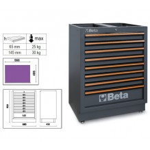 Beta C45PRO M8-FIXED MODULE WITH 8 DRAWERS