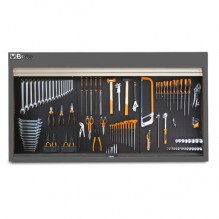 Beta | Verktøyskap med nedtrekksdør, grå