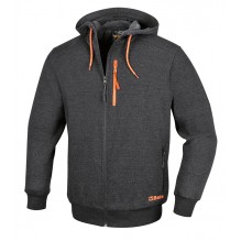 Beta 7665G XXXL-HOODED FLEECE SWEATSHIRT GREY