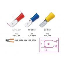 Beta BM00180-PRE-INSULAT.QUICK MALE TERMINALS