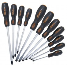 Beta 1243/S11-SET 11 SCREWDRIVERS STEEL HEADS