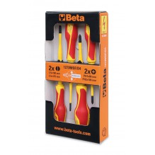 Beta 1273MQF/D4-​SET OF 4 SLIM SCREWDRIVERS