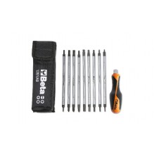 Beta 1281BG/A9-9 REV. SCREWDRIVERS IN WALLET
