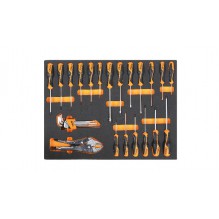 Beta MB45-SOFT THERMOFORM. TRAY WITH 29 TOOLS