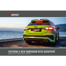 Akrapovic AUDI Car Exhaust Flyer 2020 - S3  / RS 3 (8Y), Literature Car Default, -
