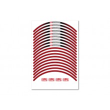 Yoshimura (JP) | Wheel Rim Sticker Type-A 12 inch Red