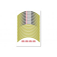 Yoshimura (JP) | Wheel Rim Sticker Type-A 12 inch Yellow