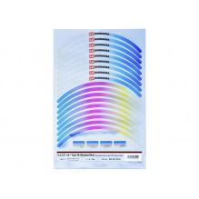 Yoshimura (JP) | Wheel Rim Sticker Type-TB 12inch Titanium Blue