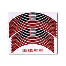 Yoshimura (JP) | Wheel Rim Sticker Type-A (21/18-19 inch) Red