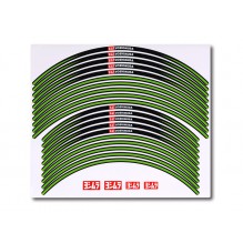 Yoshimura (JP) | Wheel Rim Sticker Type-A (21/18-19 inch) Green