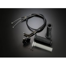 Yoshimura (JP) | YR Throttle Holder Set 115mm Black L=850mm