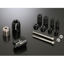 Yoshimura (JP) | Handlebar End Set HighLine Φ14-19 (Slate Grey)