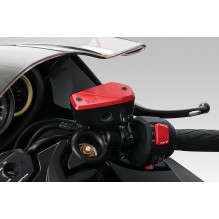 Yoshimura (JP) Reservoir Tank Cap LH (Clutch) Red