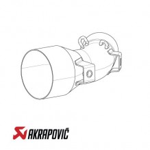 Akrapovic | Mellomrør Ducati Monster 1100/1100S / Monster 696 / Monster 796/795