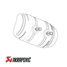 Akrapovic| Varmeskjold Aprilia