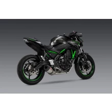 Yoshimura 2-1 Alpha Works med stål/karbon lyddemper, Kawasaki Z650 Ninja 2017-2023