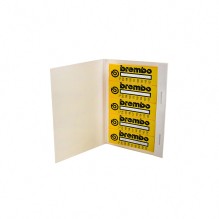 Brembo | Thermal Stickers, Small Size, 180-250C, 10 Pack