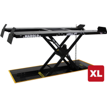 MAROLO | MODULIFT 1200 MOHE XL Hydraulisk - Elektro-hydraulisk pumpe - Nedfelbar modell, Sort H:1,20 B:0,9-1,5 600 Kg.