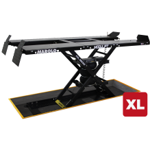 MAROLO | MODULIFT 1200 MOPE XL Pneumatisk - Nedsenkbar modell, Sort H:1,20 B: 0,9-1,5 m. 600 Kg.