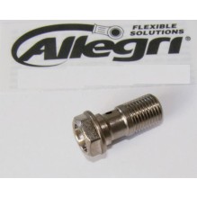 Global | Banjobolt, kort M10x1 (Spesial/White Metal)