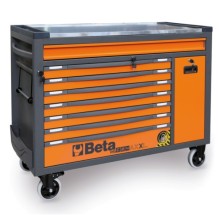 Beta | Verktøytralle m/ 8 skuffer, anti-veltesystem, Orange