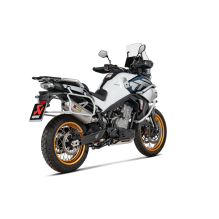 Akrapovic | Slip-on/titan (EU5+), CFMOTO 800MT 2025