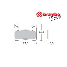 Brembo | BMW S 1000 RR 2019-2021 Racing pads M118 Z03