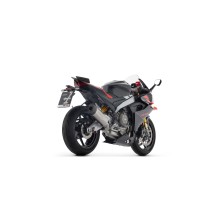 APRILIA RS660 E5+ 2025 FULL SYSTEM WITH INDY-RACE EVO ALUMINIUM DARK EXHAUST