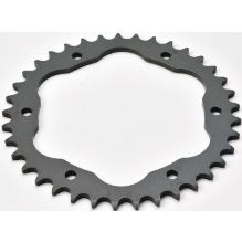 AFAM REAR STEEL SPROCKET #520 BLACK