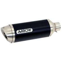 Arrow YAMAHA YZF-R125 2019-2022 & MT-125 2020-2024 ALU (CE) DARK THUNDER SILENCER WITH WELDED LINK PIPE