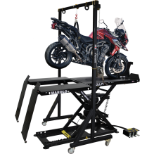 MAROLO | MODULIFT 1200 MOP Pneumatisk - Sort H:1,20 B:0,80-1,30 600 Kg.