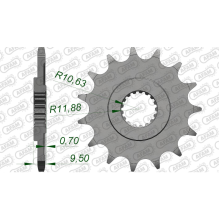 AFAM COUNTERSHAFT SPROCKET #520