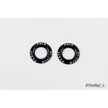 Puig Kit Rings Anodized Front Fork Protector C/Black