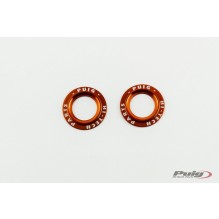 Puig Kit Rings Anodized Front Fork Protector C/Orange